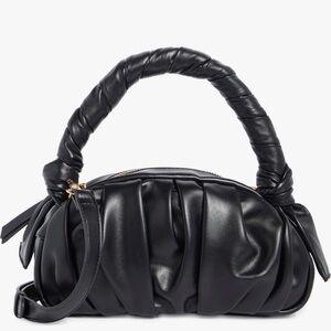 Urban Expressions Pillowy Faux Leather Crossbody Bag NWT Black